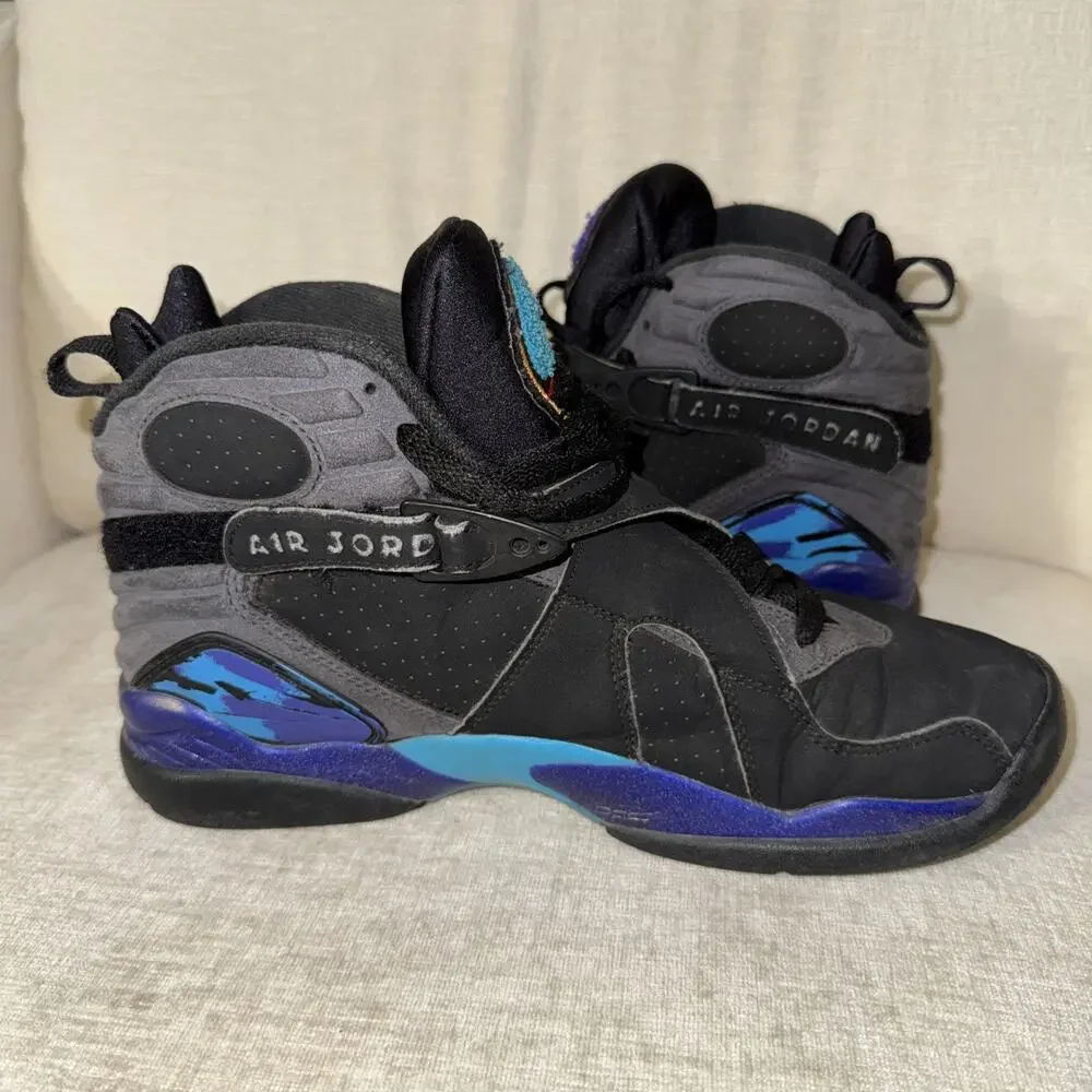 Size 9 - Jordan 8 Retro Aqua 2015 Sneakers Shoes Basketball